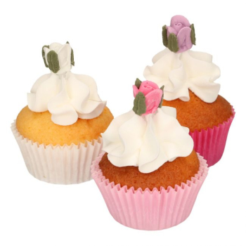 Sugar Decoration - Roses with Leaves